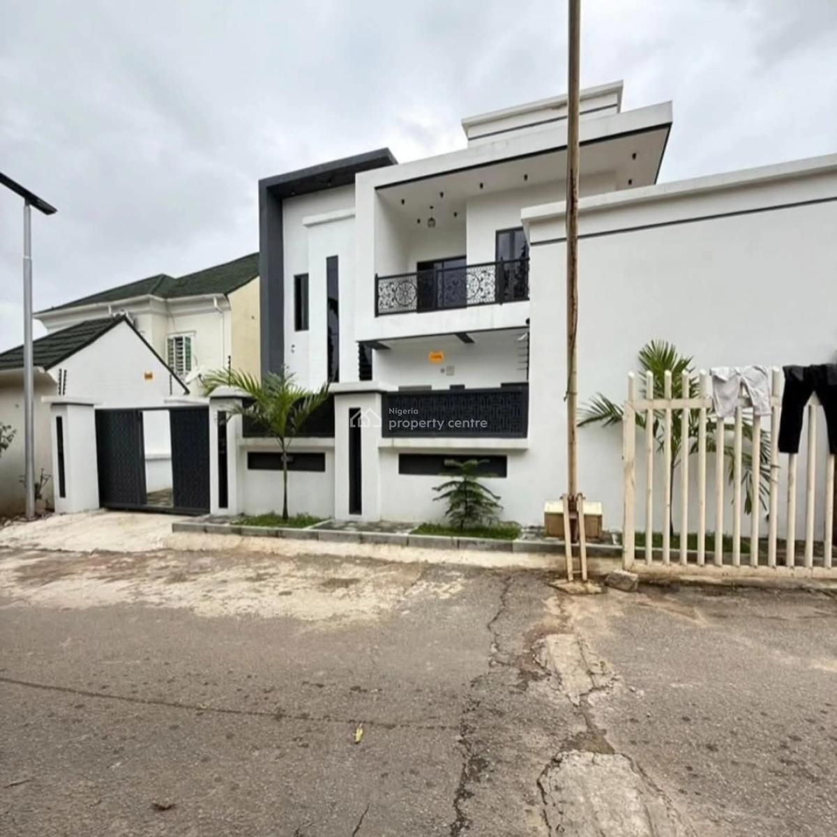 New Listing  Exquisite 4 Bedrooms Duplex with a Room Boys Quarters, Life Camp, Abuja, Detached Duplex for Sale
