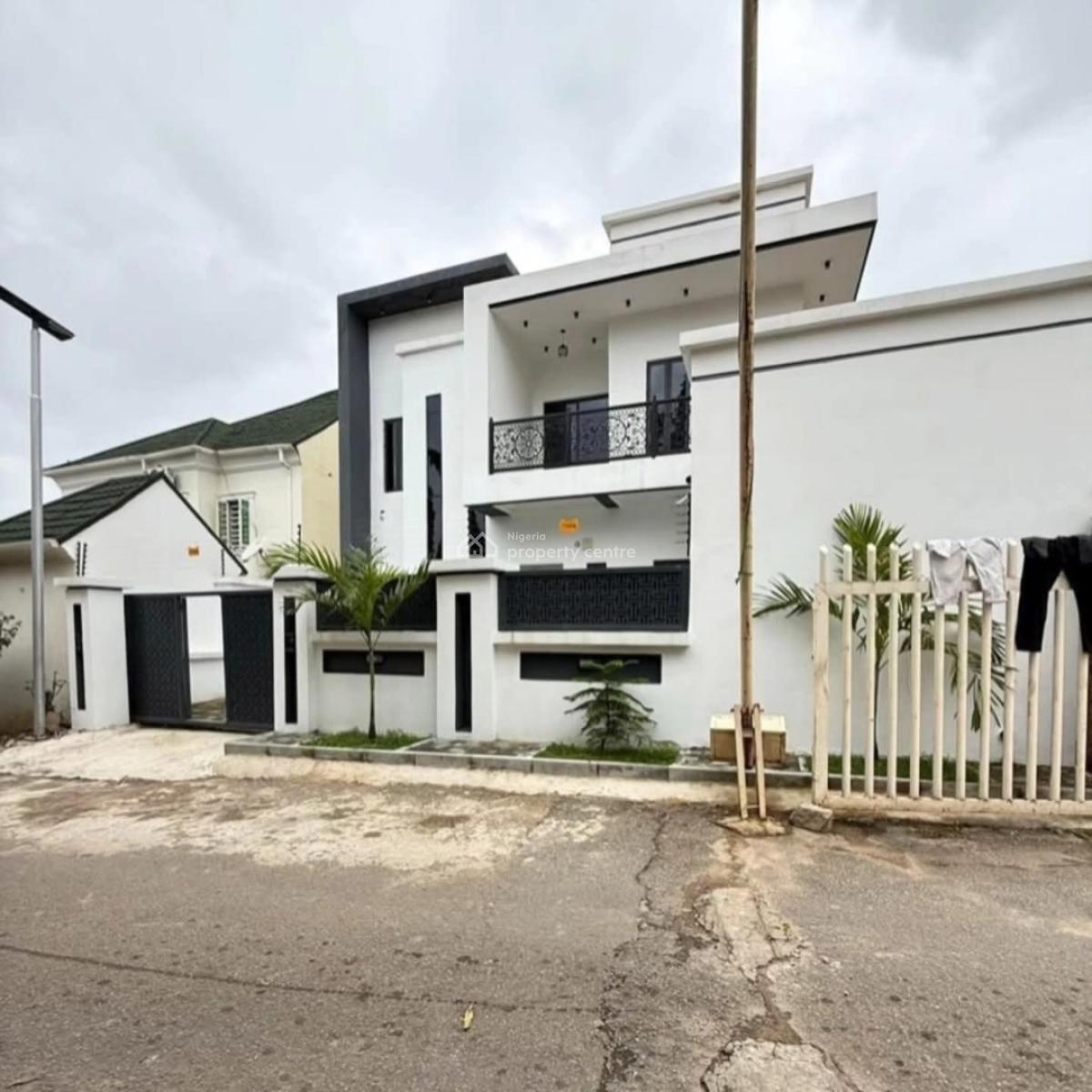 New Listing  Exquisite 4 Bedrooms Duplex with a Room Boys Quarters, Life Camp, Abuja, Detached Duplex for Sale