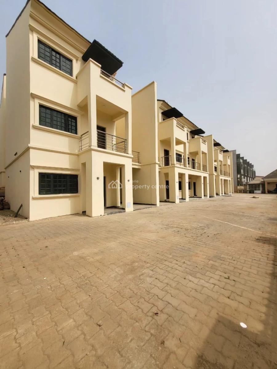 5 Units of 4 Bedrooms Terrace Duplex  with 1 Room Bq, Jabi, Abuja, Detached Duplex for Sale
