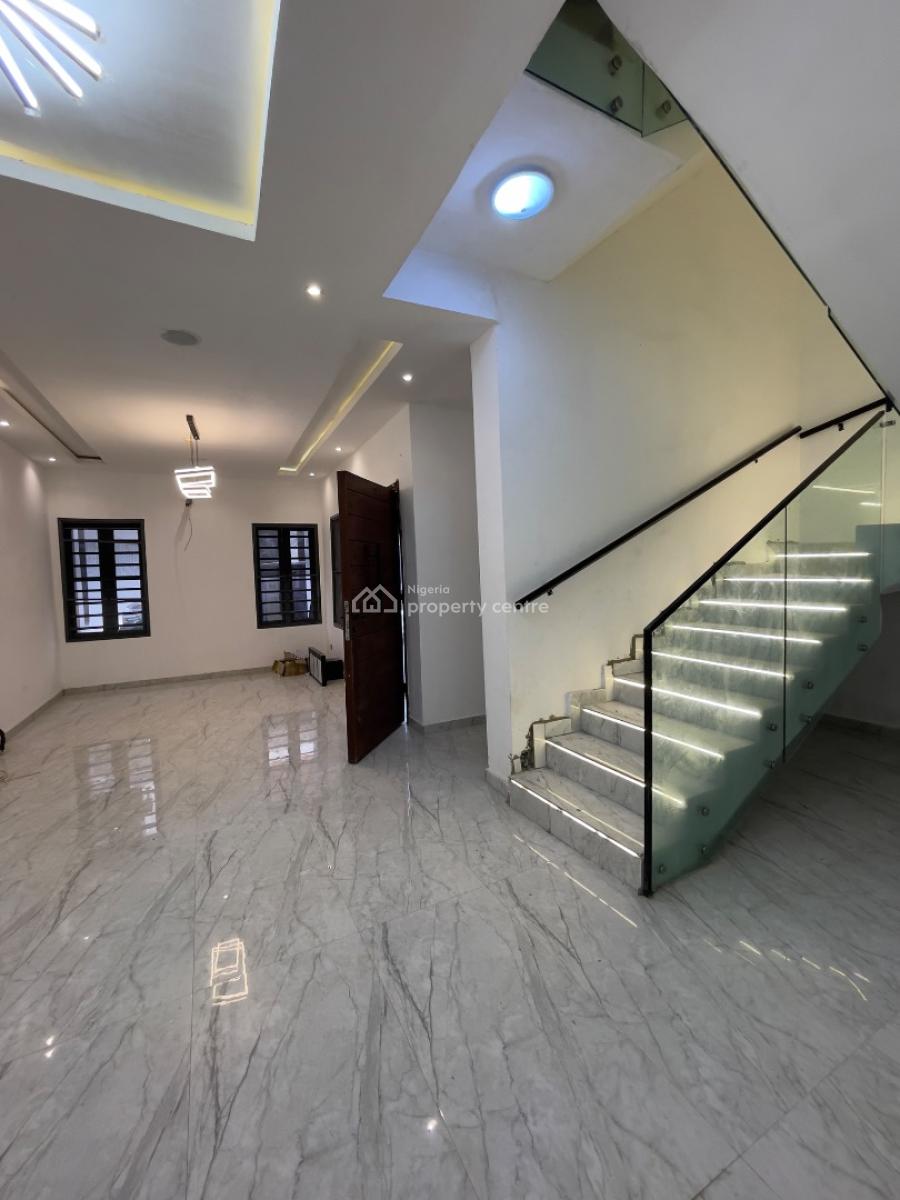 Newly Built 5bed Terrace with Bq,inverter Batteries & Solar Panels, Ikate Elegushi Lekki Lagos, Ikate, Lekki, Lagos, Terraced Duplex for Sale