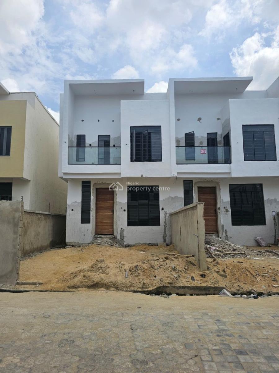 4 Bedroom Terrace Duplex with Bq & Governors Consent, Ikota Gra, Ikota, Lekki, Lagos, Terraced Duplex for Sale