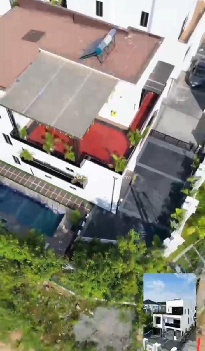 Newly Built 5 Bedroom with Roof Top and Swimming Pool, Kado, Abuja, Detached Duplex for Sale
