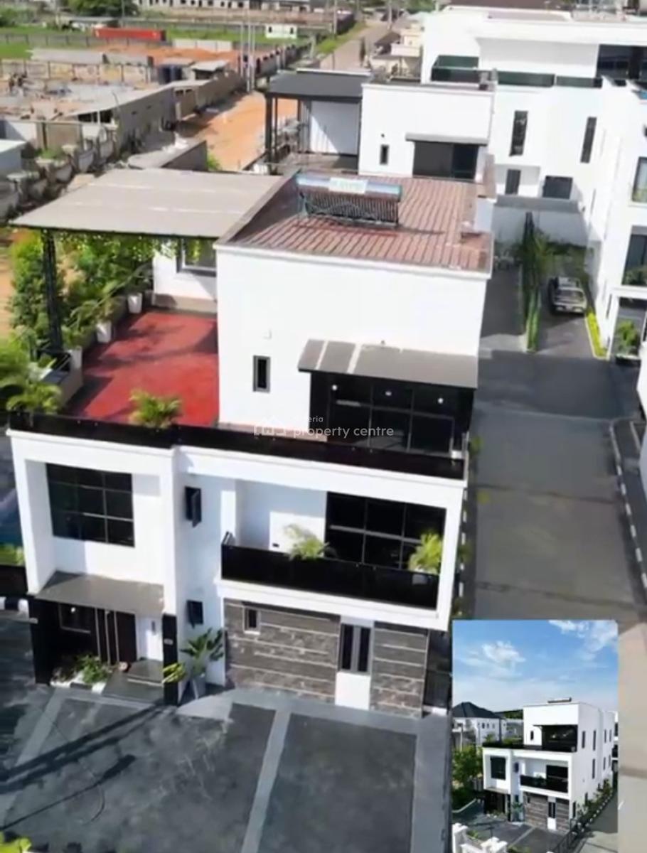 Newly Built 5 Bedroom with Roof Top and Swimming Pool, Kado, Abuja, Detached Duplex for Sale