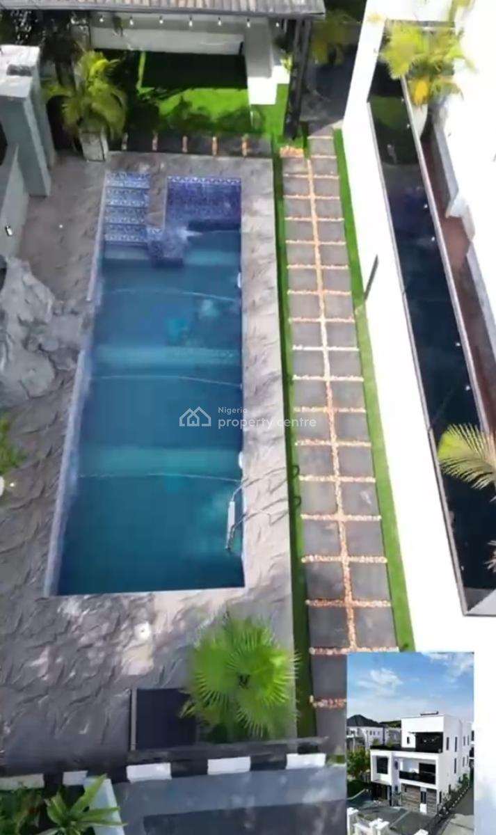 Newly Built 5 Bedroom with Roof Top and Swimming Pool, Kado, Abuja, Detached Duplex for Sale