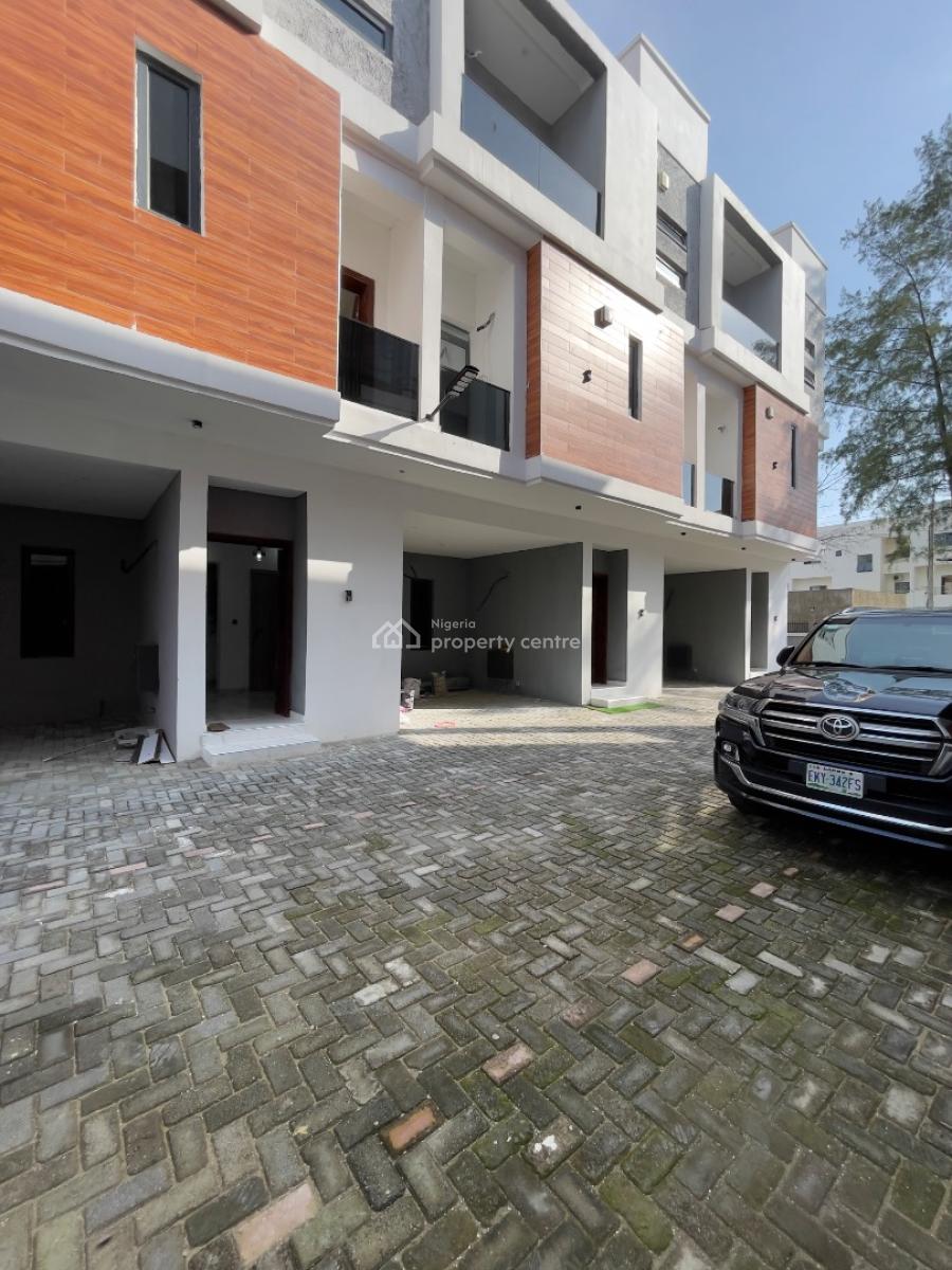 Newly Built 4bed Terrace Duplex with Inverter Batteries & Solar Panels, Ikate Elegushi Lekki Lagos, Ikate, Lekki, Lagos, Terraced Duplex for Sale