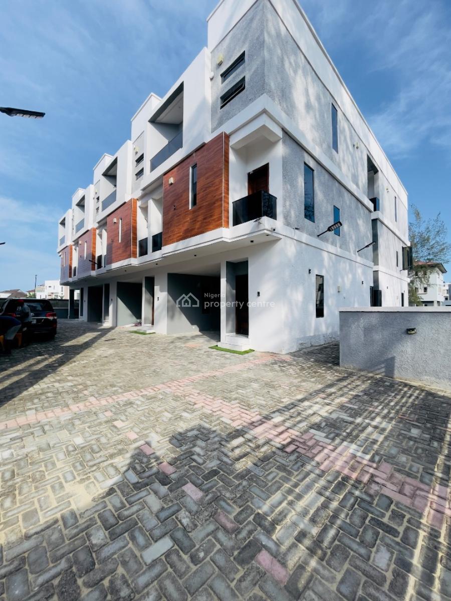 Newly Built 4bed Terrace Duplex with Inverter Batteries & Solar Panels, Ikate Elegushi Lekki Lagos, Ikate, Lekki, Lagos, Terraced Duplex for Sale