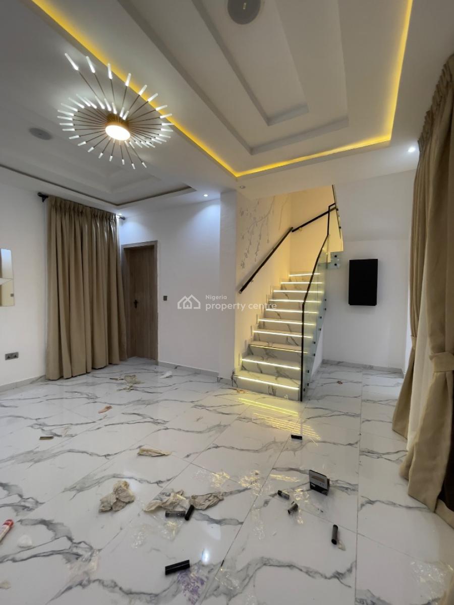 Newly Built 4bed Terrace Duplex with Inverter Batteries & Solar Panels, Ikate Elegushi Lekki Lagos, Ikate, Lekki, Lagos, Terraced Duplex for Sale