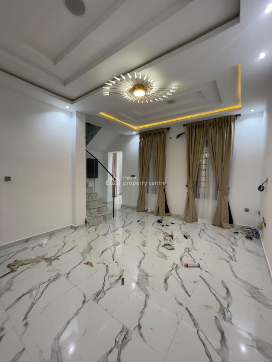 Newly Built 4bed Terrace Duplex with Inverter Batteries & Solar Panels, Ikate Elegushi Lekki Lagos, Ikate, Lekki, Lagos, Terraced Duplex for Sale