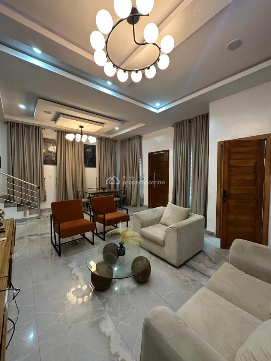 Tastefully Furnished 4-bedroom Detached Duplex with Bq, Chevron Drive, Lekki, Lagos, Detached Duplex for Sale