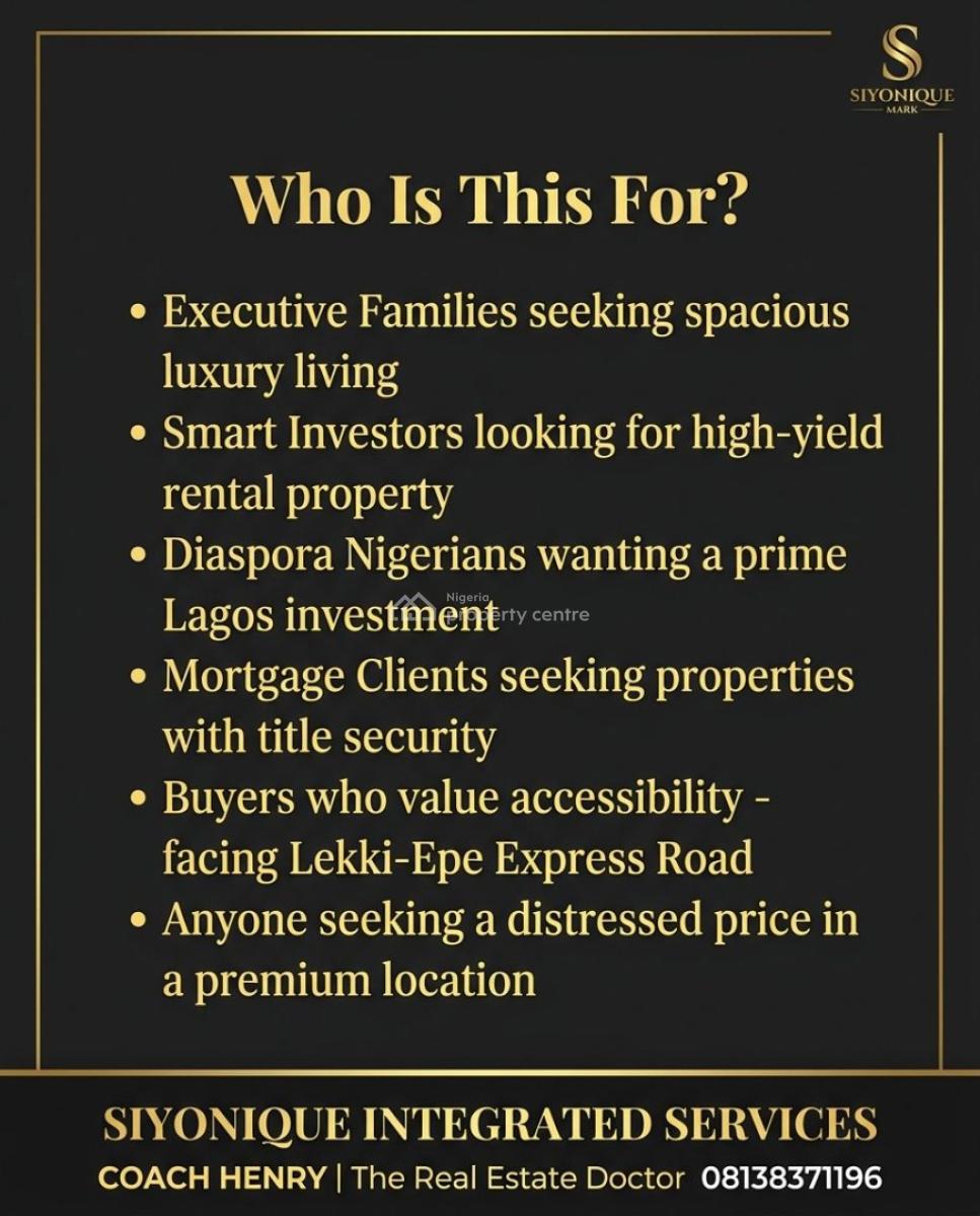 Premium 4 Bedroom Semi Detached Duplex Suitable for Mortgage, Ajah, Lagos, Semi-detached Duplex for Sale