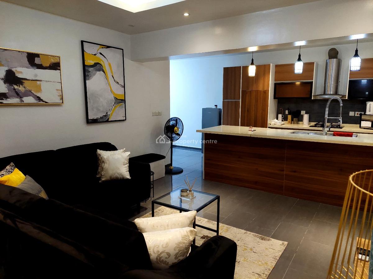 Luxury Furnished 1-bedroom Mini-flat Apartment on 3rd Floor, Ikate Lekki Lagos, Lekki, Lagos, Mini Flat (room and Parlour) for Rent