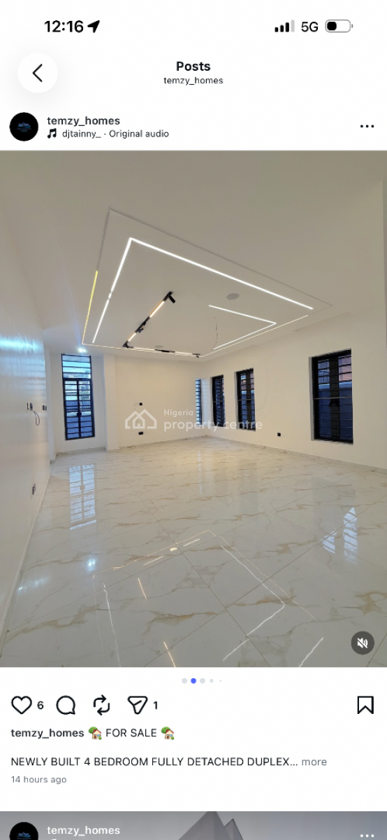 Newly Built 4 Bedroom Fully Detached Duplex with Bq, Ojodu Berger, Ojodu, Lagos, Detached Duplex for Sale