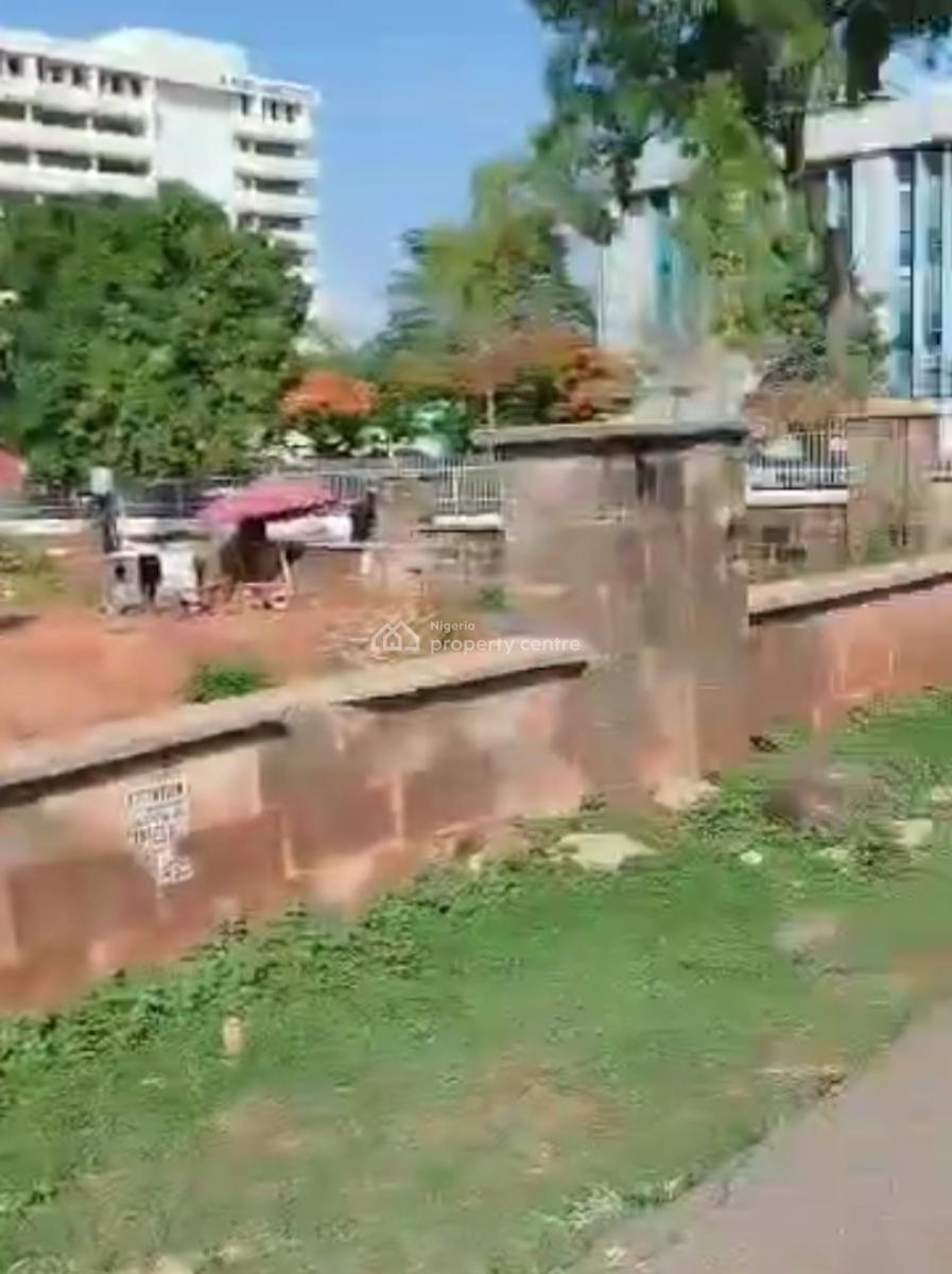 Fenced & Empty Strategic 4500sqm of Commercial Land with Cofo Opp Nba, Directly Opposite Nba, Beside Pdp Building, on Muhammadu Buhari Way, Central Business District, Abuja, Commercial Land for Sale