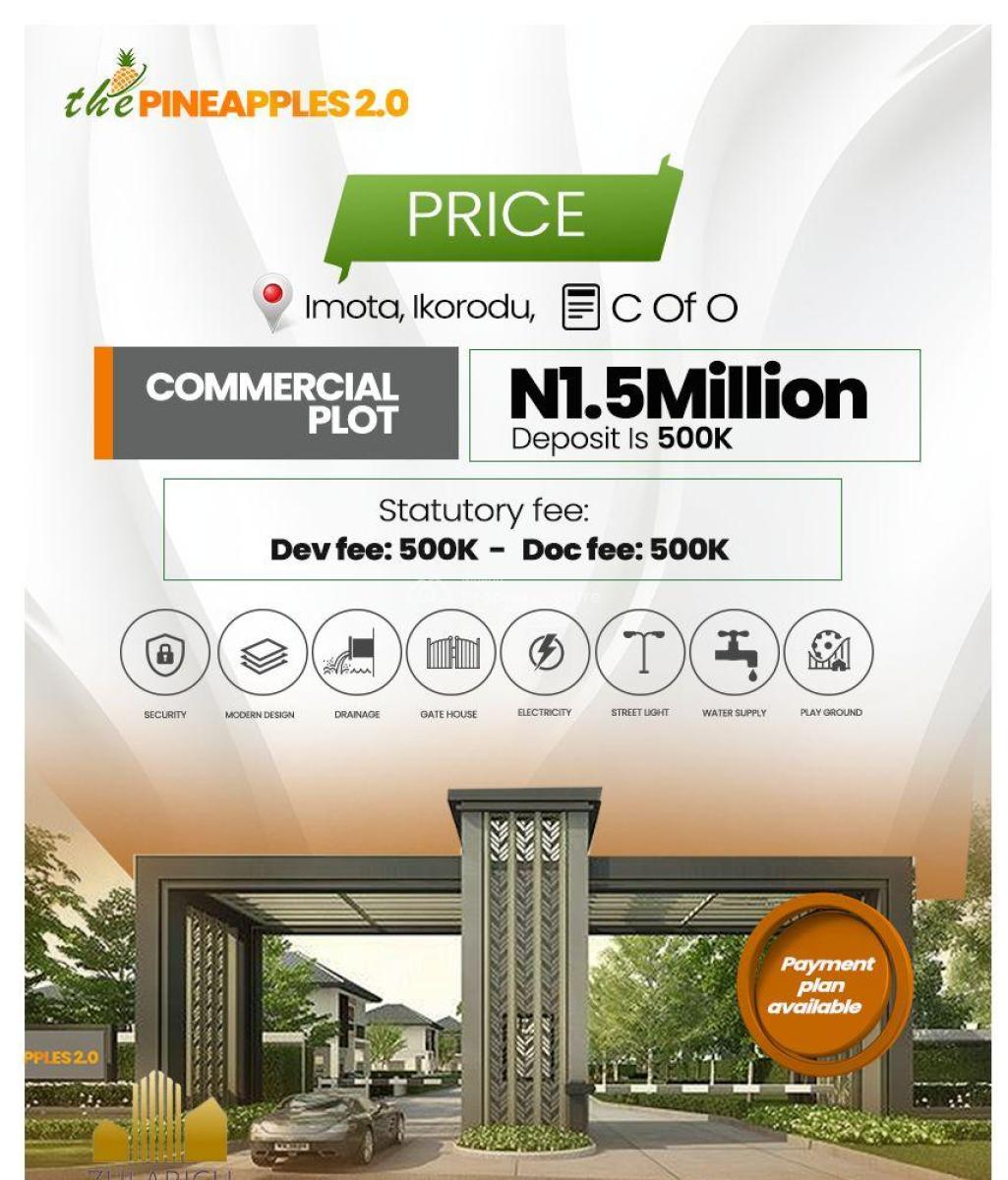 Be a Land Owner with Just 200k, Pineapple Estate, Imota, Ikorodu, Lagos, Mixed-use Land for Sale