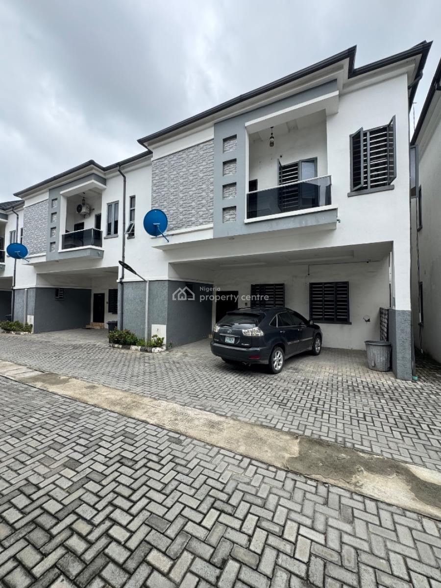 𝐌𝐀𝐈𝐍𝐓𝐀𝐈𝐍𝐄𝐃 4 𝐁𝐄𝐃𝐑𝐎𝐎𝐌 𝐓𝐄𝐑𝐑𝐀𝐂𝐄 𝐃𝐔𝐏𝐋𝐄𝐗, Orchid, Lekki, Lekki Phase 2, Lekki, Lagos, Terraced Duplex for Rent