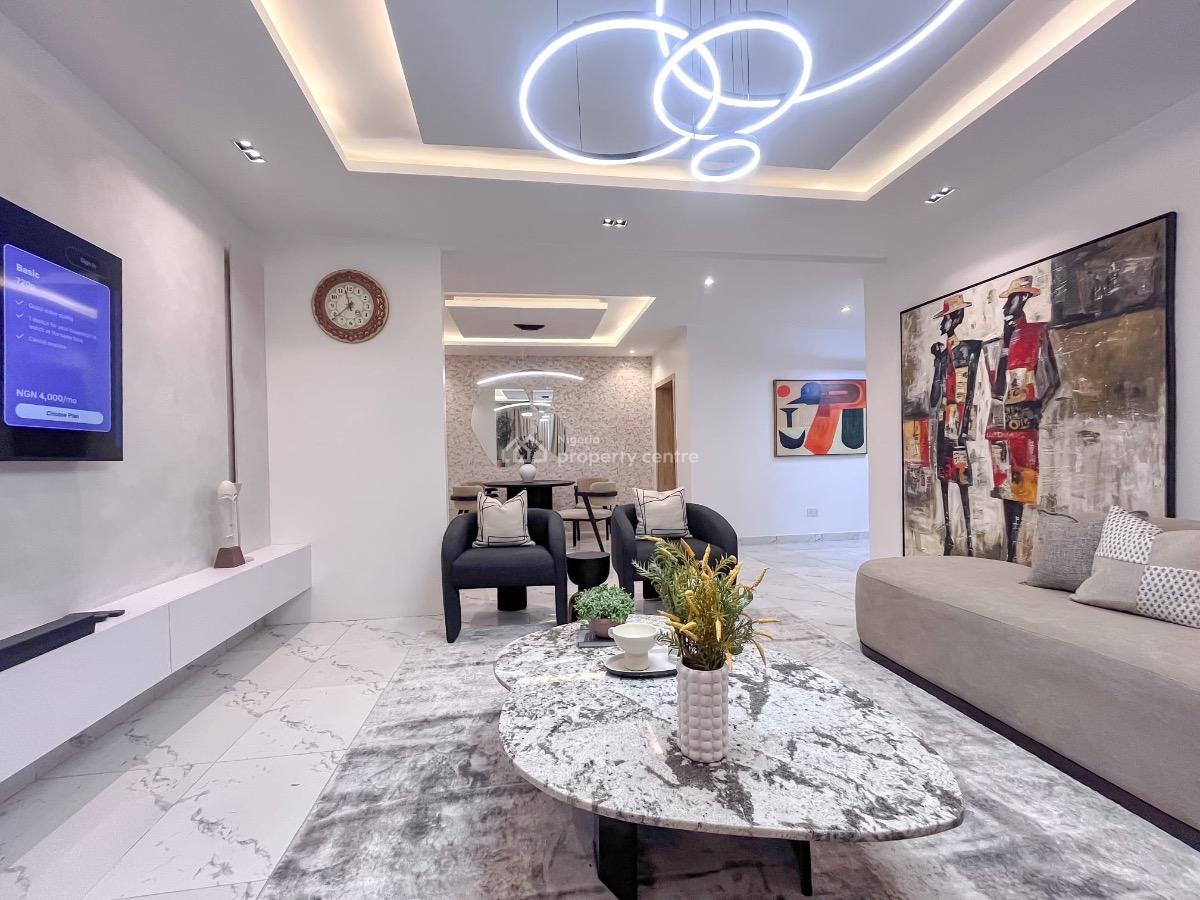 Premium Furnished and Serviced 3 Bedroom Apartment, Chevron, Lekki, Lagos, House for Rent