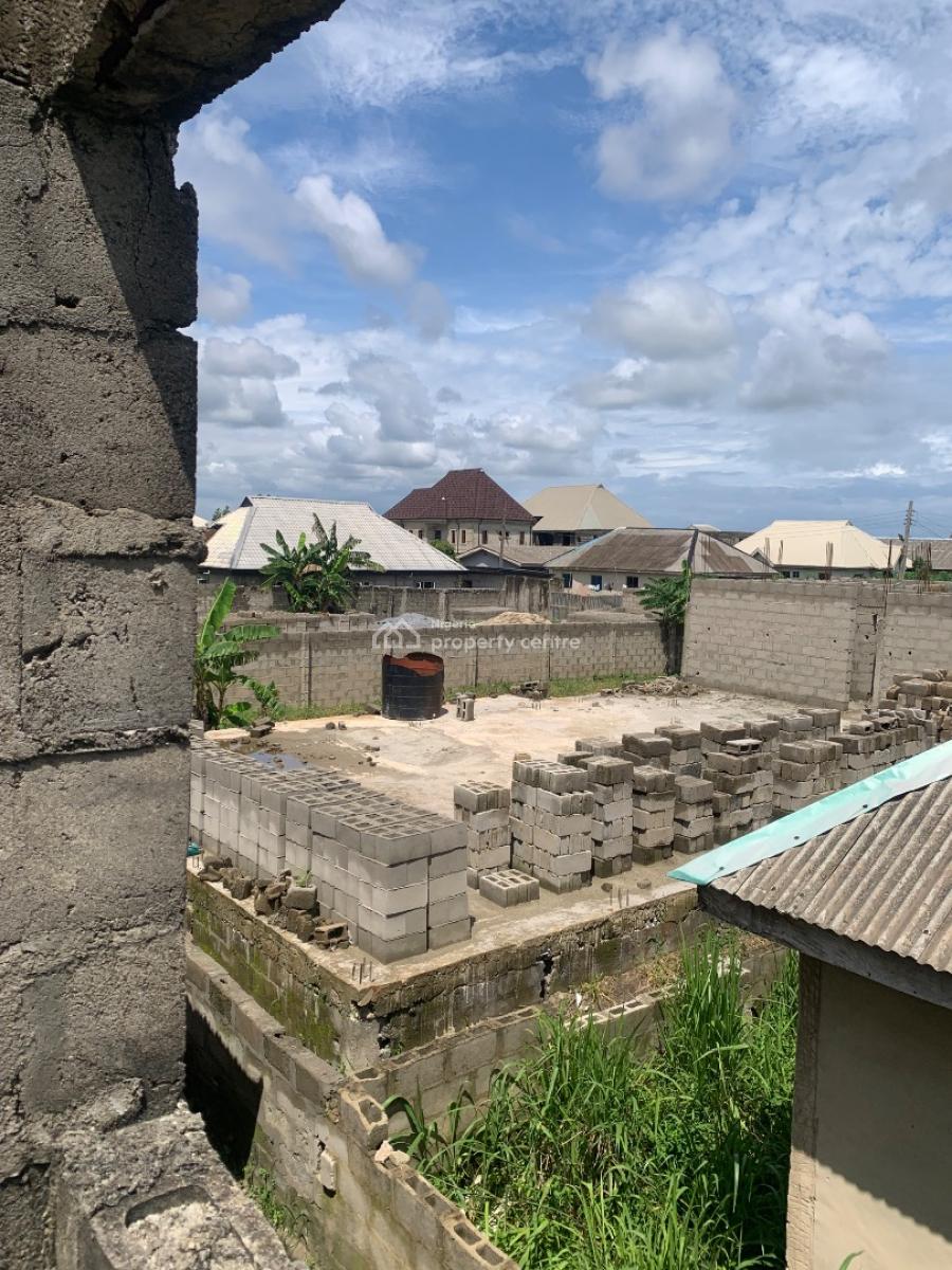 Super Distress Property 3bed Flat Upstairs &downfloor (cacass ), Iposhe Estate ,magbon ,badagry Express Way,lagos,nigeria, Magbon, Badagry, Lagos, Block of Flats for Sale
