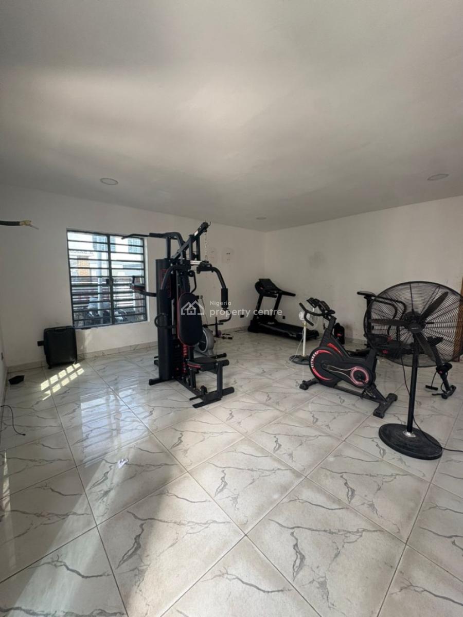 4bedroom Terrace Duplex with Gym in a Secured Estate, Vgc, Lekki, Lagos, Terraced Duplex for Rent