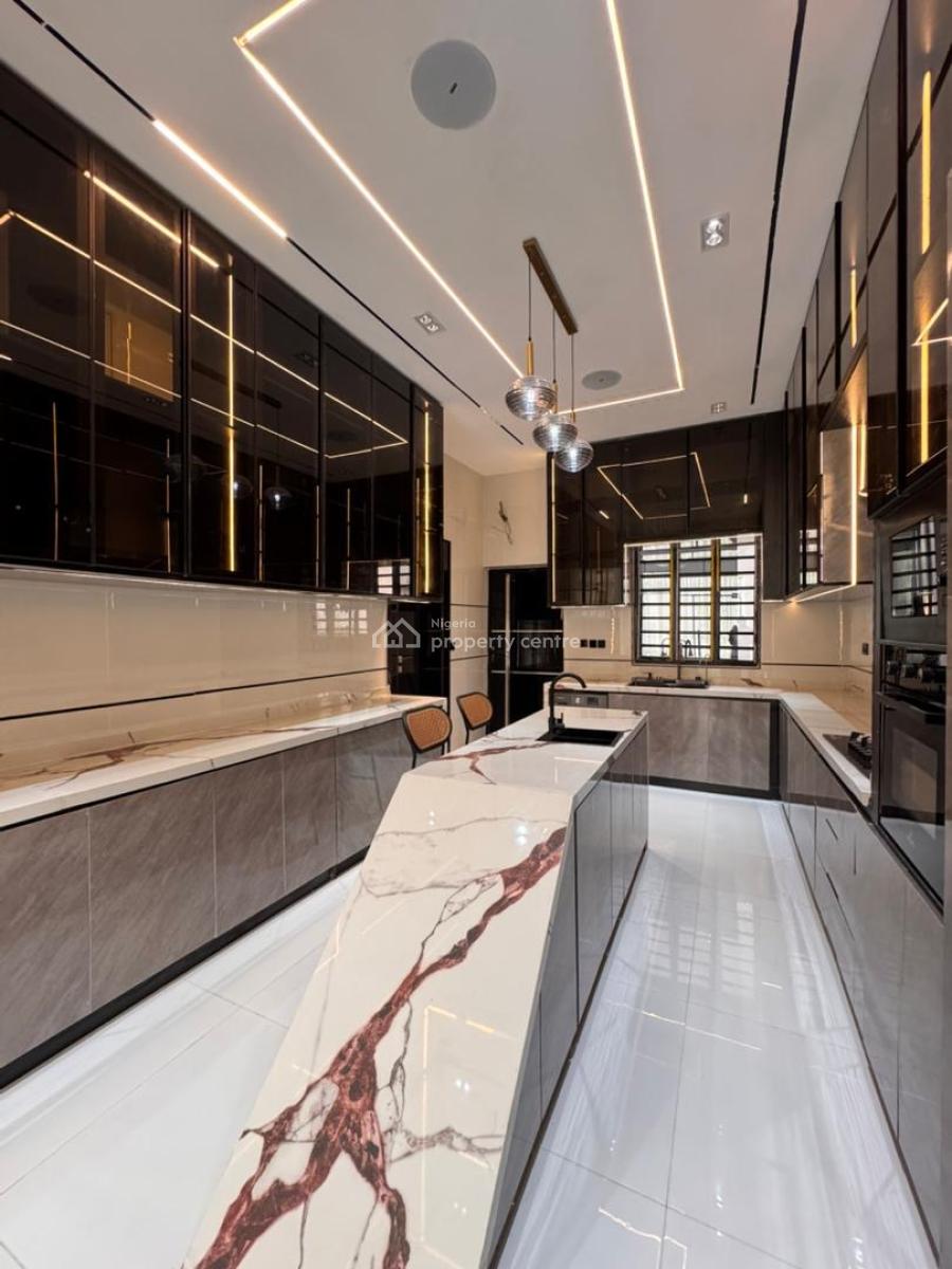 Contemporary 5-bedroom Luxury Detached Duplex, Chevron, Lekki, Lagos, Detached Duplex for Sale