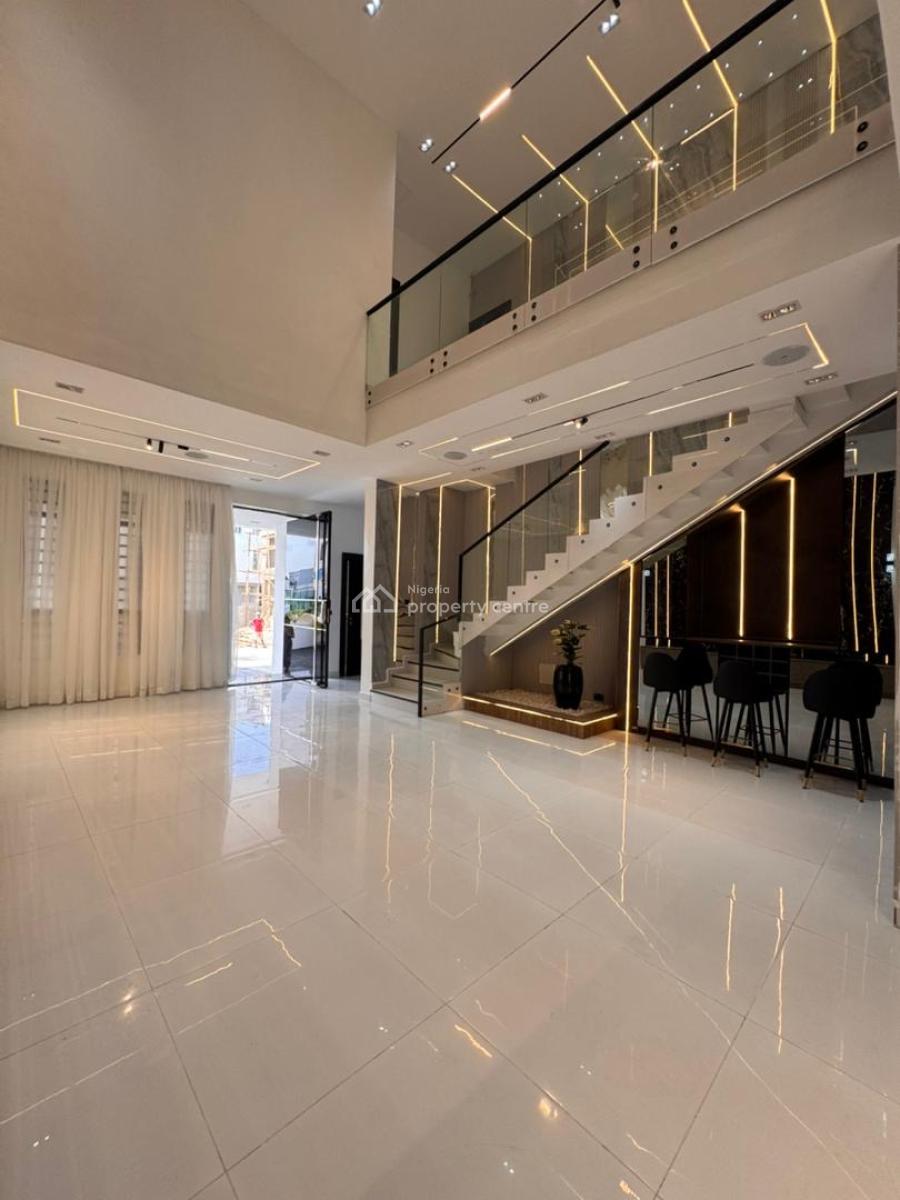 Contemporary 5-bedroom Luxury Detached Duplex, Chevron, Lekki, Lagos, Detached Duplex for Sale