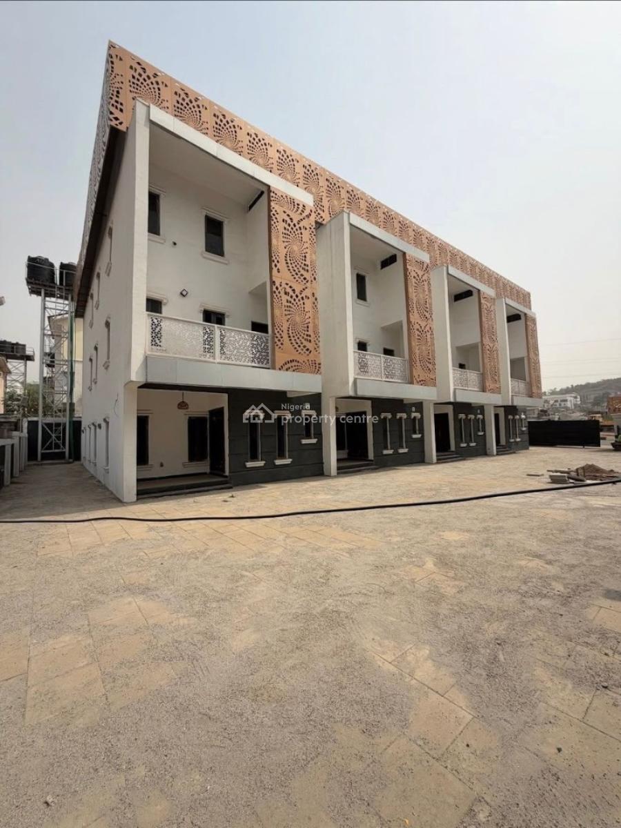 Newly Built N Spacious 4 Bedroom Terrace Duplex with 2 Living Rooms an, Guzape, Guzape District, Abuja, Terraced Duplex for Sale