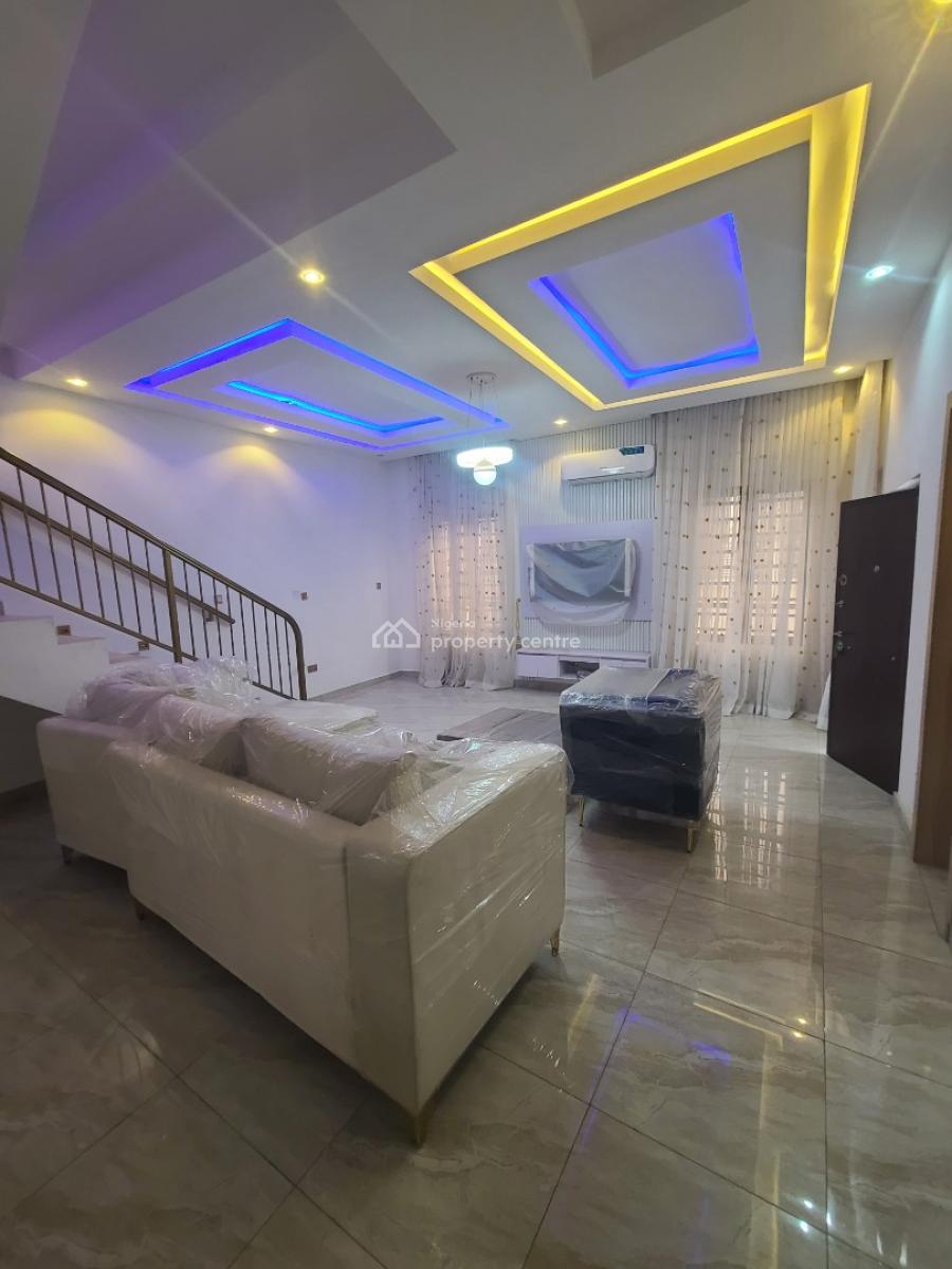 Furnished 4 Bedroom Duplex with 17kva Generator and Inverter, Lekki Scheme2, Ajah, Lagos, Semi-detached Duplex for Sale