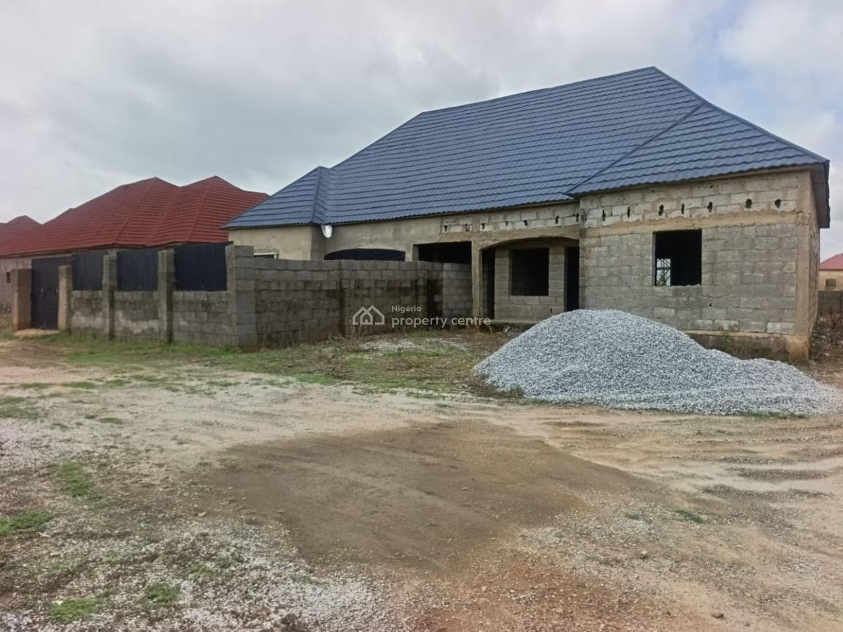 Luxury 2bedroom Semi-detach Bungalow Carcass in Lugbe -abuja, Lugbe District. Abuja - Nigeria., Fha (f.h.a), Lugbe District, Abuja, Semi-detached Bungalow for Sale