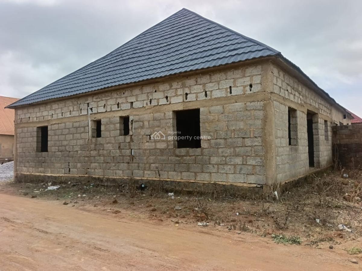 Luxury 2bedroom Semi-detach Bungalow Carcass in Lugbe -abuja, Lugbe District. Abuja - Nigeria., Fha (f.h.a), Lugbe District, Abuja, Semi-detached Bungalow for Sale