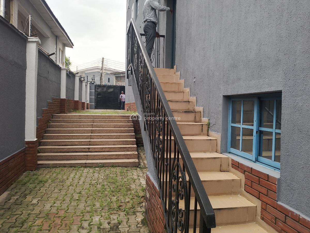 6 Bedroom Fully Detached Office  Duplex with 2 Rooms Bq, Adeniyi Jones Ikeja, Ikeja, Lagos, Office Space for Rent