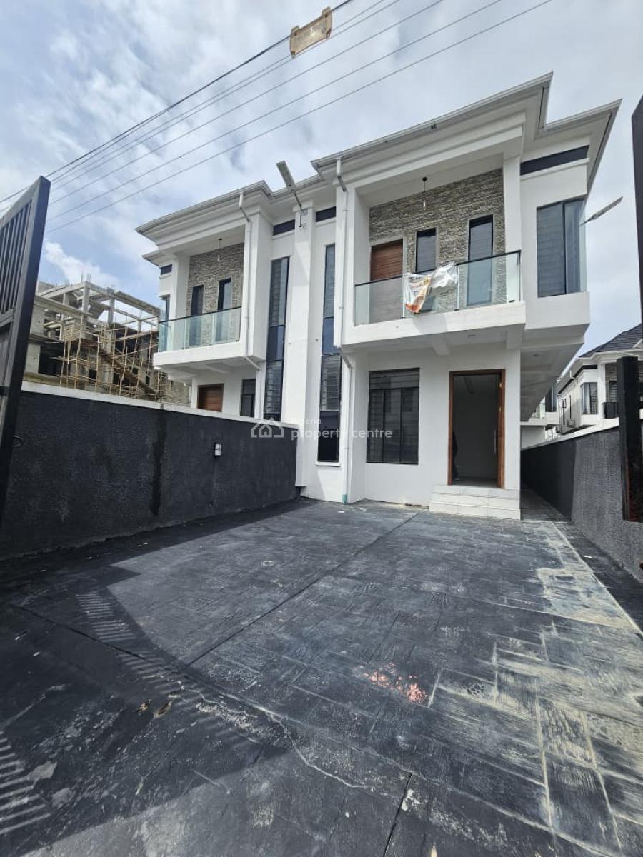Well Spacious 4 Bedroom Self Compound Semi Detached Duplex, Ikota, Ikota, Lekki, Lagos, Semi-detached Duplex for Sale