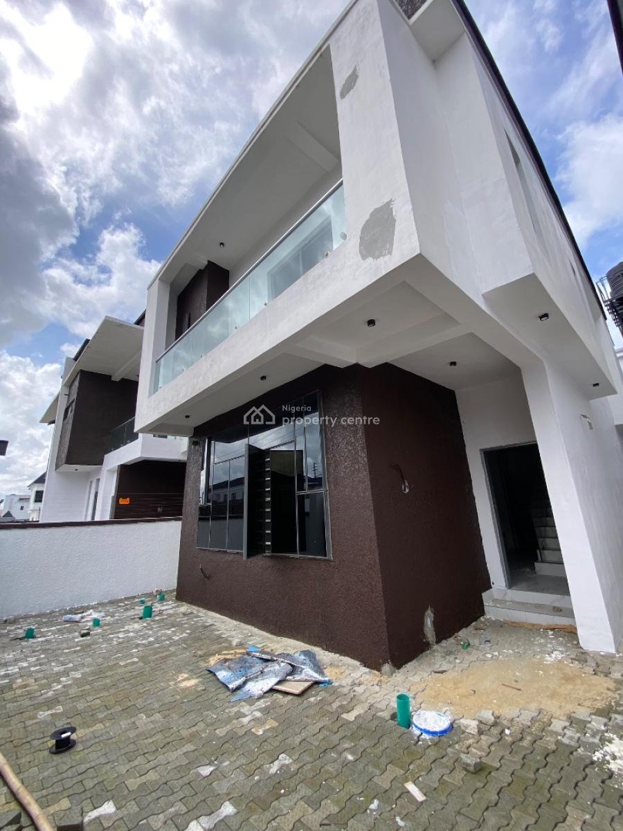 4bedroom Semi Detached with Bq, Gated Secure Estate By Blenco Supermarket, Sangotedo, Ajah, Lagos, Semi-detached Duplex for Sale
