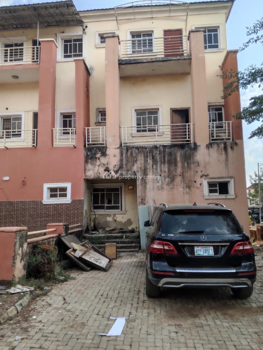 4 Bedroom Terrace Duplex Carcass, Shell Cooperative Estate, Gaduwa, Abuja, Terraced Duplex for Sale