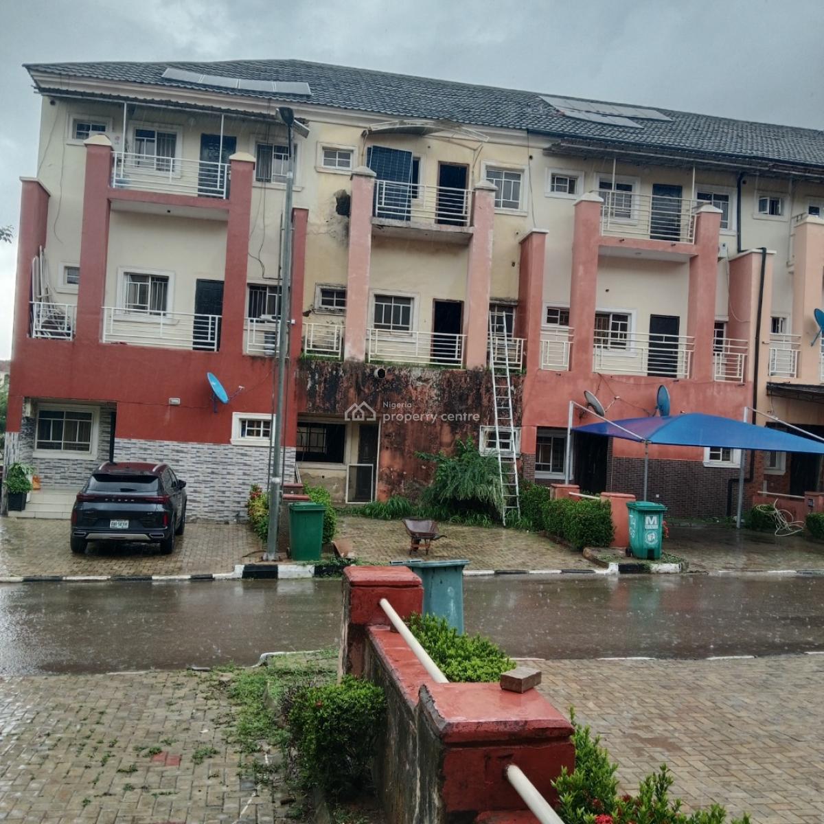 4 Bedroom Terrace Duplex Carcass, Shell Cooperative Estate, Gaduwa, Abuja, Terraced Duplex for Sale