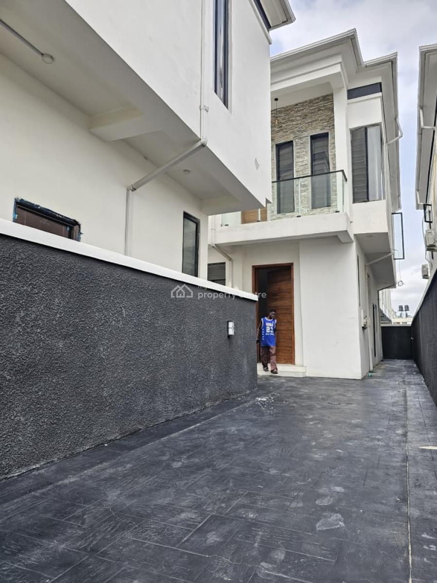 Well Finished 4 Bedroom Semi Detached Duplex with Bq and Cctv Camera, Ikota, Ikota, Lekki, Lagos, Semi-detached Duplex for Sale