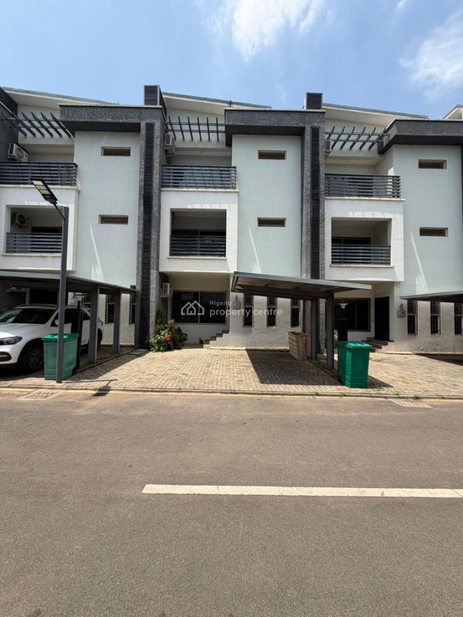 Luxurious 4 Bedroom Furnished Terrace Duplex, Bq, Prime Location, Serene Neighborhood, Jabi, Abuja, Terraced Duplex for Sale