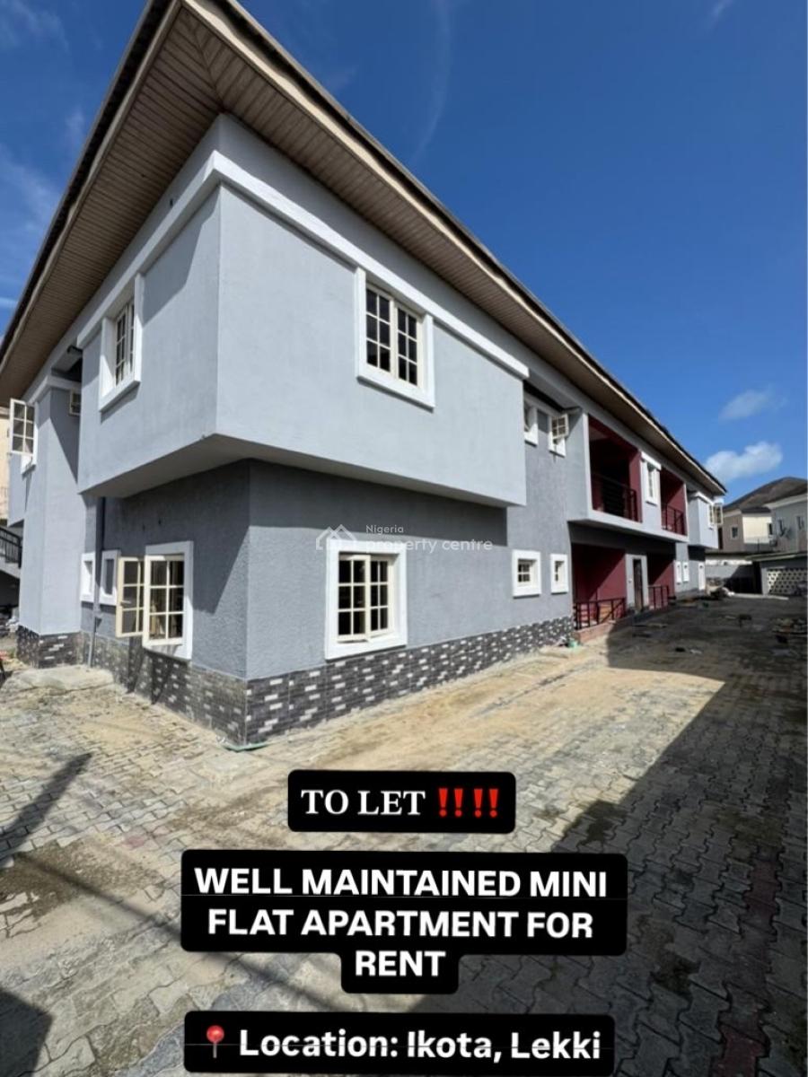Well Maintained Mini Flat Apartment, Ikota, Ikota, Lekki, Lagos, Flat / Apartment for Rent