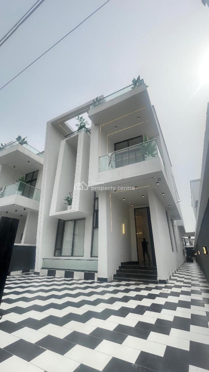 Spacious 5 Bedroom Fully Detached  Duplex + Bq + Pool, Chevron, Lekki, Lagos, Detached Duplex for Sale