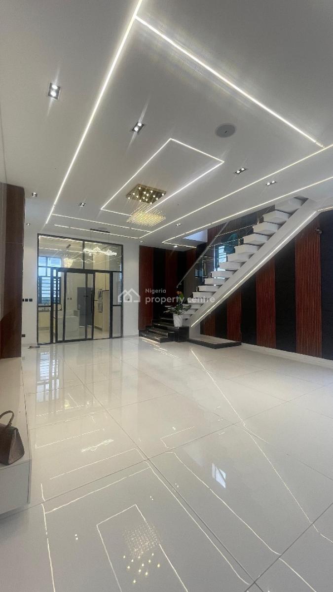 Spacious 5 Bedroom Fully Detached  Duplex + Bq + Pool, Chevron, Lekki, Lagos, Detached Duplex for Sale
