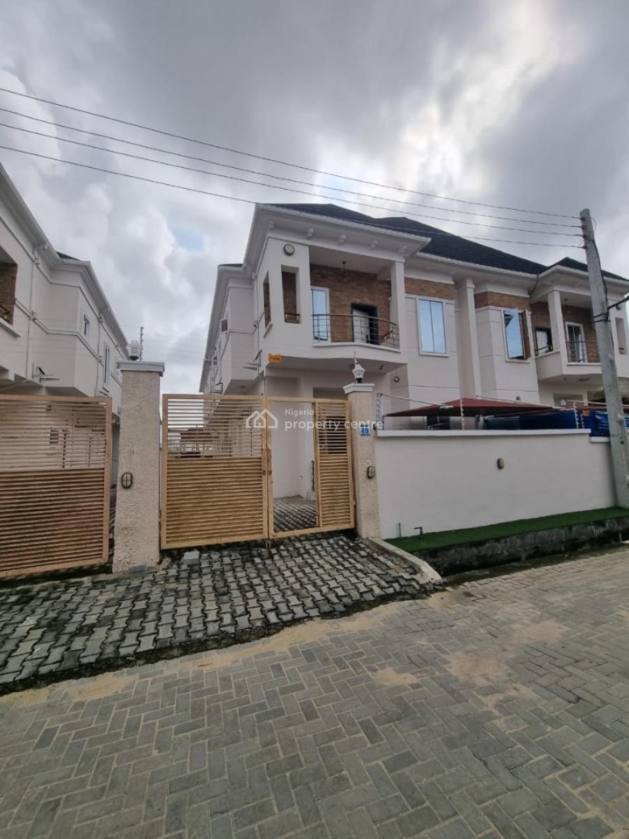 Lovely 4 Bedroom Semi Detached Duplex with Bq, Ikota, Lekki, Lagos, Semi-detached Duplex for Sale