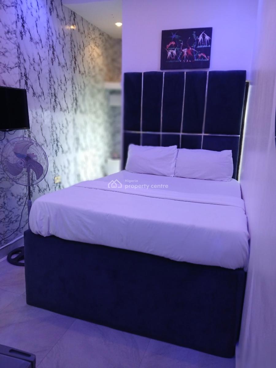 Fully Furnished and Serviced Studio Apartment with Electricity, Oniru, Victoria Island (vi), Lagos, Self Contain (single Rooms) for Rent
