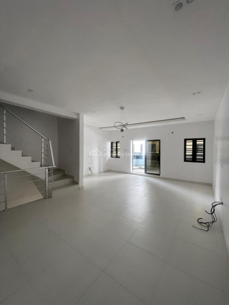 Newly Built Serviced 3 Bedroom Terrace with a Room Bq, Agungi, Lekki, Lagos, Terraced Duplex for Rent