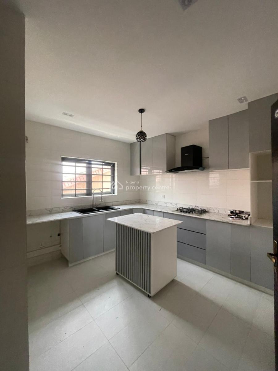 Newly Built Serviced 3 Bedroom Terrace with a Room Bq, Agungi, Lekki, Lagos, Terraced Duplex for Rent