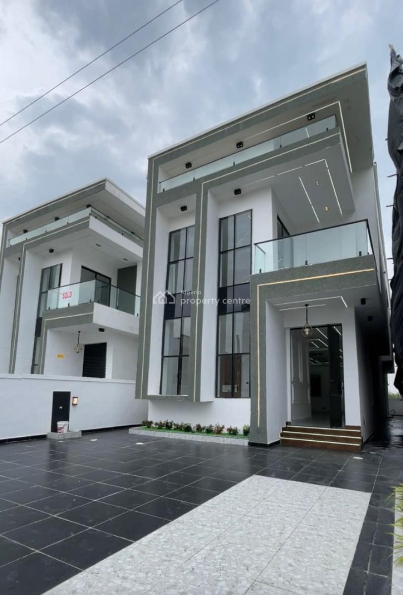 Newly Built 5bedroom Detached Duplex +bq & Swimming Poo, Lekki Palm City Estate, Ajah, Lagos, Detached Duplex for Sale