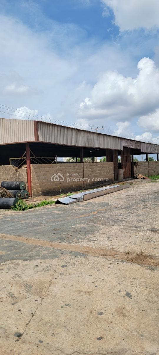 a Well Located Detached Warehouse Within Premises with Ample Space, Off Lagos-abeokuta Expressway [singa] Opp Sona Beverage Joju ,ota, Sango Ota, Ogun, Warehouse for Rent