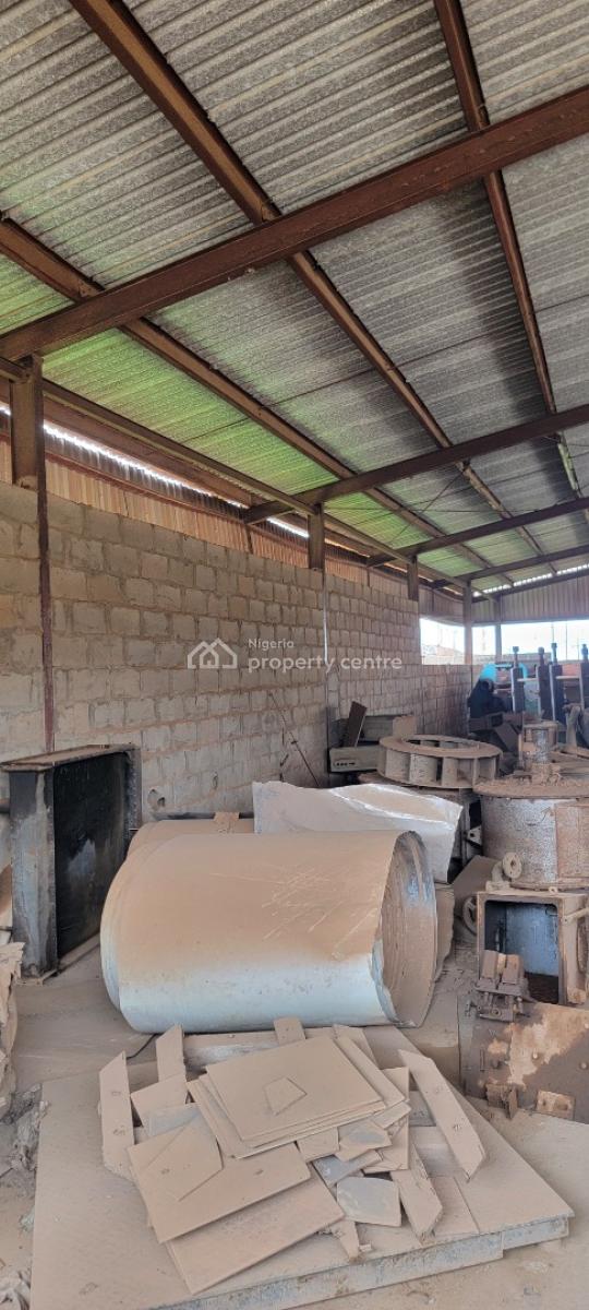 a Well Located Detached Warehouse Within Premises with Ample Space, Off Lagos-abeokuta Expressway [singa] Opp Sona Beverage Joju ,ota, Sango Ota, Ogun, Warehouse for Rent
