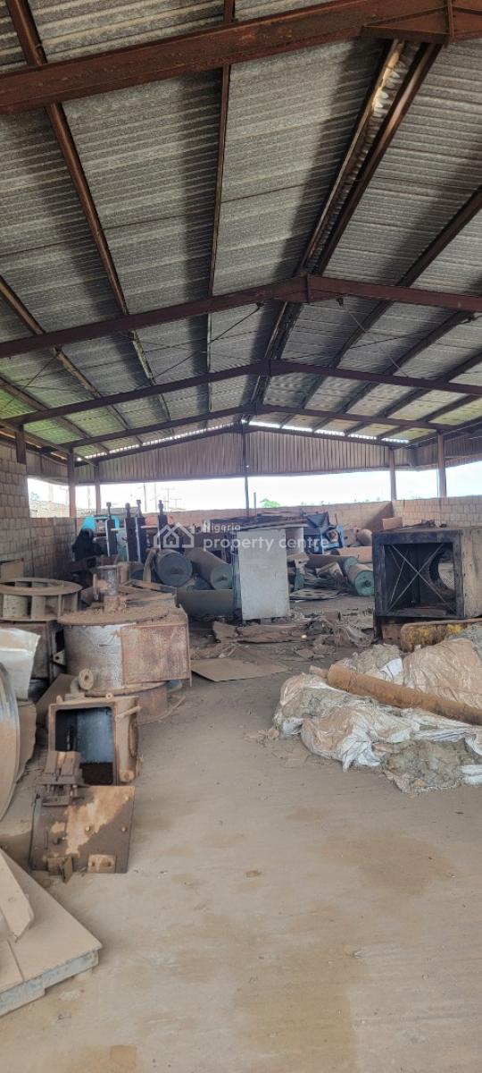 a Well Located Detached Warehouse Within Premises with Ample Space, Off Lagos-abeokuta Expressway [singa] Opp Sona Beverage Joju ,ota, Sango Ota, Ogun, Warehouse for Rent