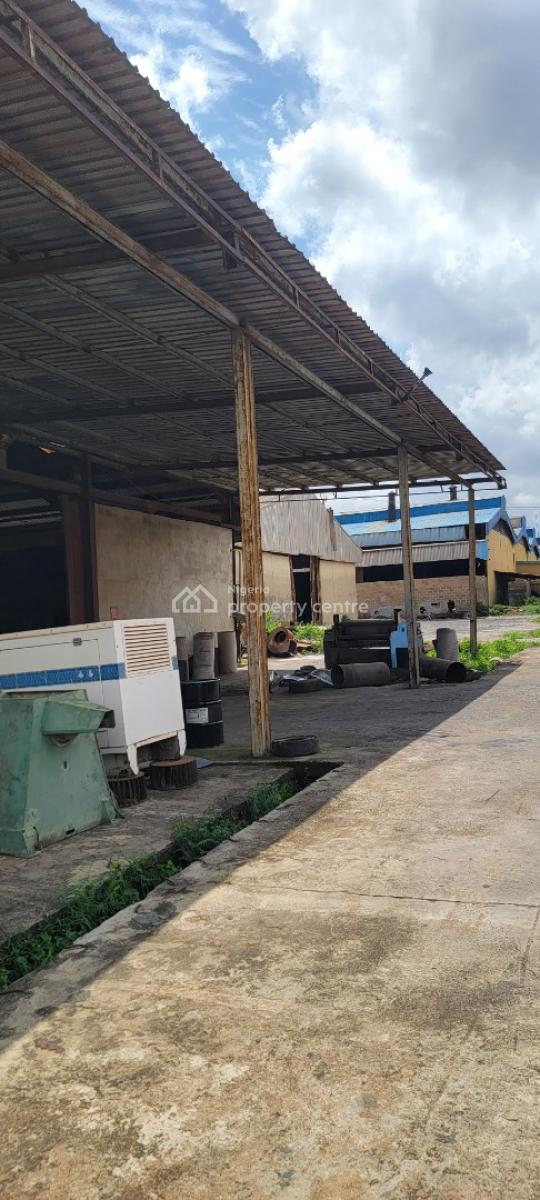 a Well Located Detached Warehouse Within Premises with Ample Space, Off Lagos-abeokuta Expressway [singa] Opp Sona Beverage Joju ,ota, Sango Ota, Ogun, Warehouse for Rent