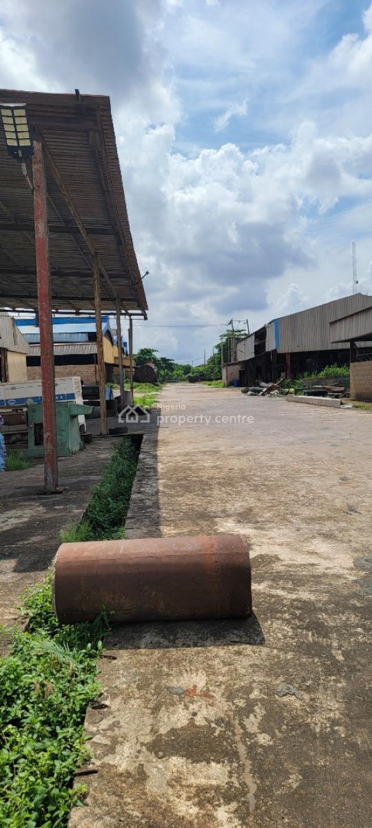 a Well Located Detached Warehouse Within Premises with Ample Space, Off Lagos-abeokuta Expressway [singa] Opp Sona Beverage Joju ,ota, Sango Ota, Ogun, Warehouse for Rent