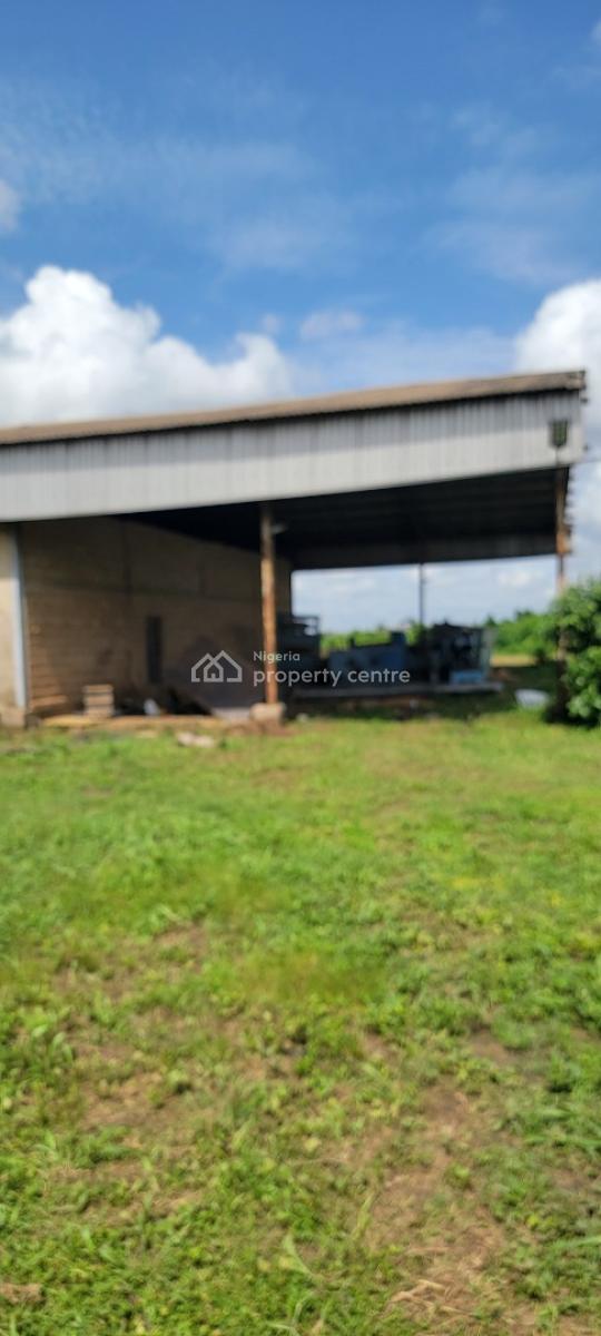 a Well Located Warehouse Within a Premises Semi Detached Warehouse, Singa Opp Sona Beverage Kami 40, Lagos- Abeokuta Expressway Joju, Sango Ota, Ogun, Warehouse for Rent