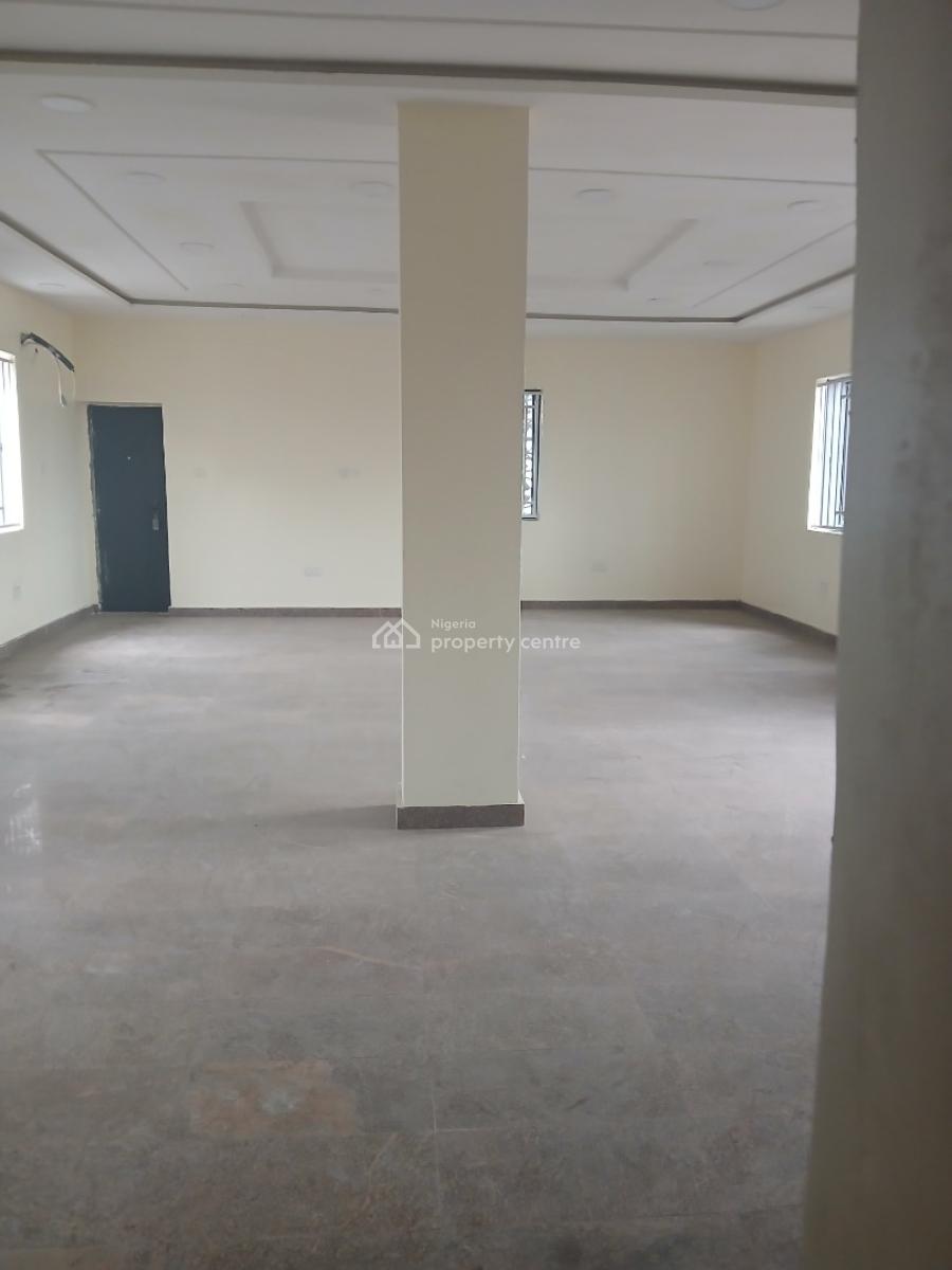 Newly Built Upstairs Open Space Office with Two Toilets, Lagos Island, Lagos, Office Space for Rent